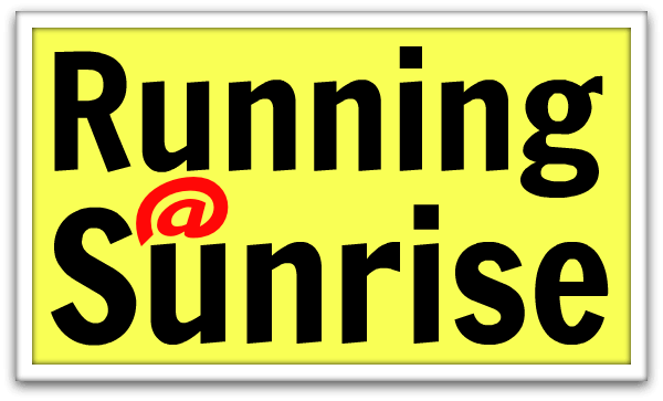 Running at Sunrise